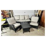 Patio set w/ couch, chairs & table