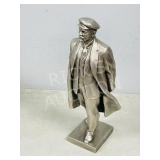 aluminum cast statue Lenin w/ cap - 14.5' tall