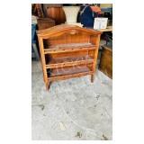 Fruitwood . short bookcase - 26' L x  33' h