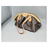 leather hand bag-