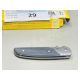 NEW Buck Glacier drop point liner lock knife