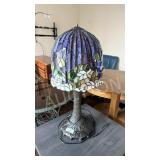 modern lead glass table lamp