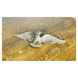 brass American Eagle wall plaque - 17' long