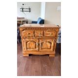 solid wood Kroehler end table