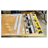 Various small levels & squares