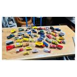 collection of toy trucks