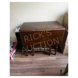 vintage walnut gate leg table
