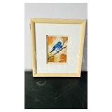 Blue Bird original Acrylic by Connie Geertz