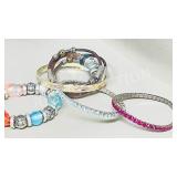 basket- assorted bracelets & bangle bracelets