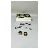 wood trinket box custom crafted ring & cufflinks