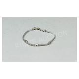 sterling bracelet - 5 1/2' long