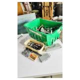 bin of misc. tools & shop items
