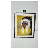 print of Chief by Leslie Vouri
