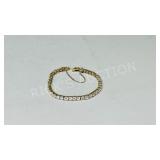 18k gold & diamond tennis bracelet