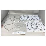 NEW 9 necklace & earring sets & 7 choker necklaces