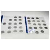 Canada 2 sheets dollar coins 1969-85