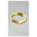vintage bone & copper bracelet
