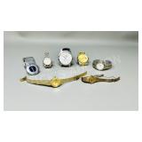 collection of various wrist watches - not tested