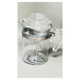 vintage glass percolator