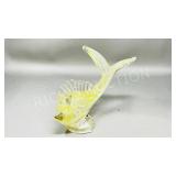 Altaglass, clear & yellow fish figure 7' tall
