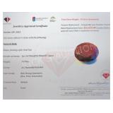 14.95 ct Cert. Ruby gemstone - $22,425 Appraisal