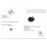 6.6 ct Cert. Blue Sapphire gem - $7,000 Appraisal