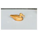 6' long carved wood duck