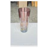 11' tall hand blown, Polish glass vase