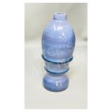 Altaglass, 9.5' tall mauve vase w/ label