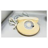 vintage round rotary phone