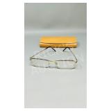 Girard - Perregaux , 23kt gold plated glasses