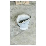 vintage coal scuttle - some rust ,