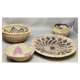 4-hand crafted indigenous baskets