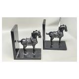 black horse bookends - 6' tall
