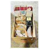 box of misc glasses ,crystal & glass sets