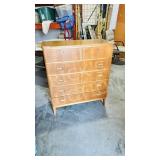MCM teak 6 drawer highboy dresser