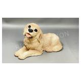 ceramic golden retriever dog figure 9.5' long