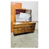 Gibbard 6 drawer mirrored dresser