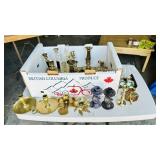 collection of various candle holders