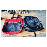 back pack & fabric tote bag