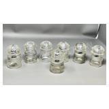 7-clear glass insulators