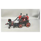 metal stagecoach ornament-Royal Mail, 12' L  7' T
