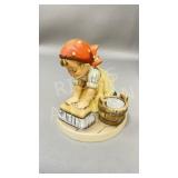 Hummel figurine-big house cleaning 4'