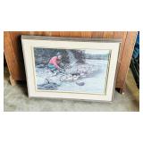 Along the Athabasca , print by Len Gibbs