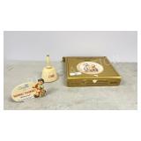 3pc-Hummel advertising display,plate & bell