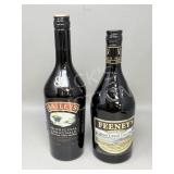 2 large bottles Irish Creme - Bailey's & Feeney's