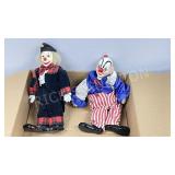 box-ornaments, Keepsake, Heirloom, + clowns