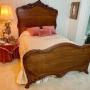 ANTIQUE CARVED BED