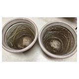 2 Large Plastic Planters