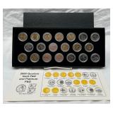 2000 State Quarters Gold & Platinum P&D Coin Set